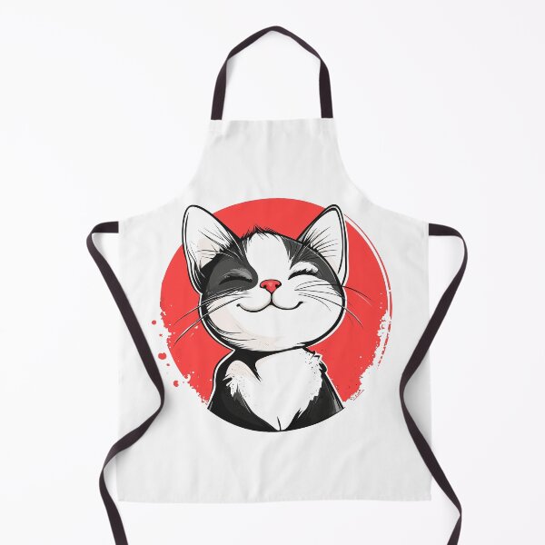 Item preview, Happy Cat graphic, red and black designed and sold by StonegateArt.