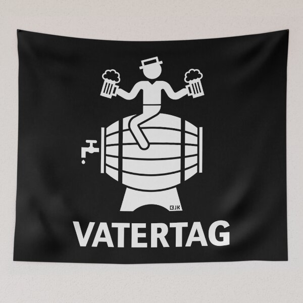 Artikelvorschau, Vatertag – Bierfass – Bier (Vater / Papa / White) entworfen und verkauft von Roderix.