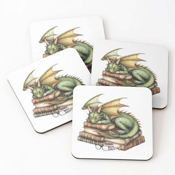 Item preview, Green Dragon And Books designed and sold by TheAnimalZ00.