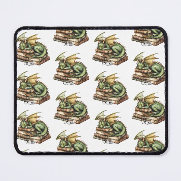 Item preview, Green Dragon And Books designed and sold by TheAnimalZ00.