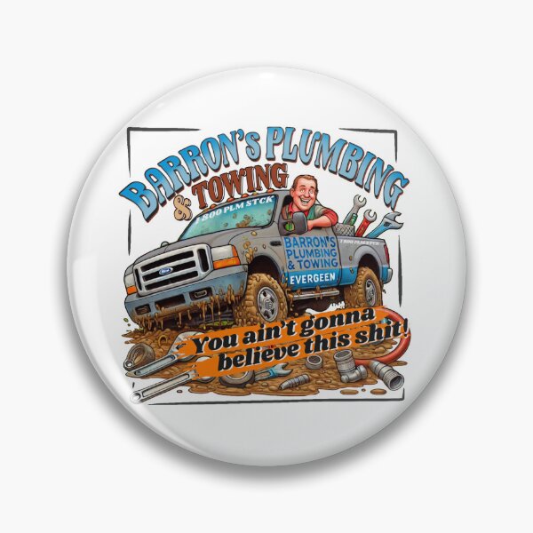 Item preview, Barrons plumbing and towing designed and sold by Michael Garber.