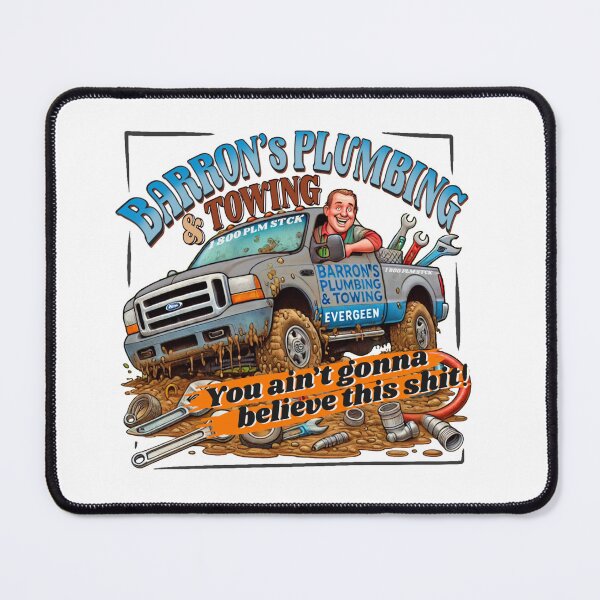 Item preview, Barrons plumbing and towing designed and sold by Michael Garber.