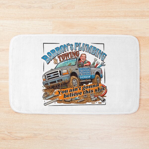 Item preview, Barrons plumbing and towing designed and sold by Michael Garber.