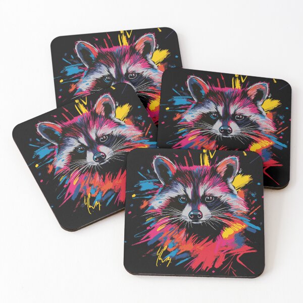 Item preview, racoon designed and sold by drizzd.