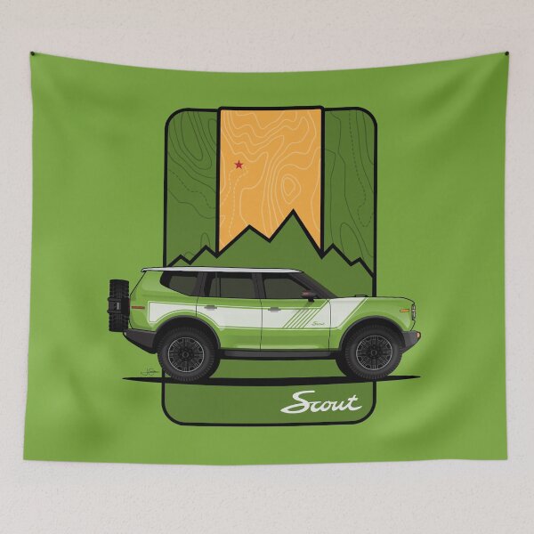 Item preview, Scout Green 4x4 Overlander designed and sold by blackdogshop.