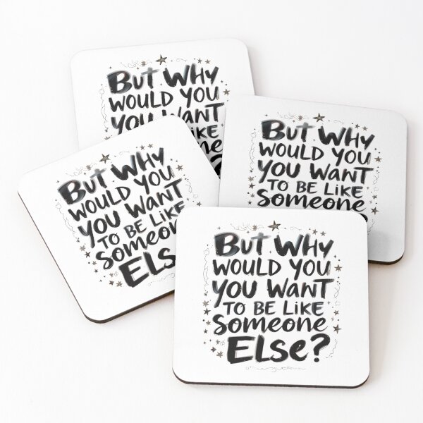 Item preview, but why would you want to be like someone else ? design for an essential t-shirt designed and sold by puurfectcat.