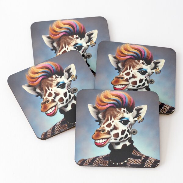 Item preview, 80's Yearbook: New Wave Giraffe v3 designed and sold by iMIGHTwearTHAT.