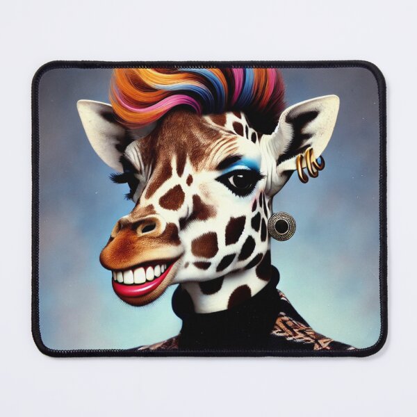Item preview, 80's Yearbook: New Wave Giraffe v3 designed and sold by iMIGHTwearTHAT.