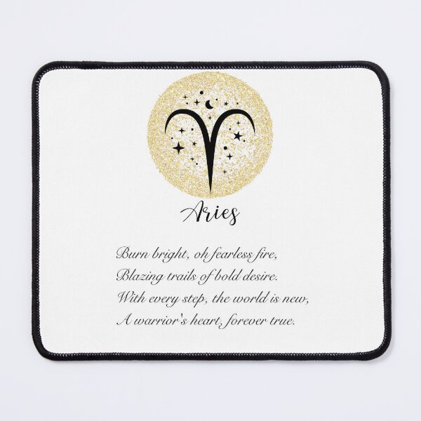 Item preview, Aries poem designed and sold by whatthefoxsays.