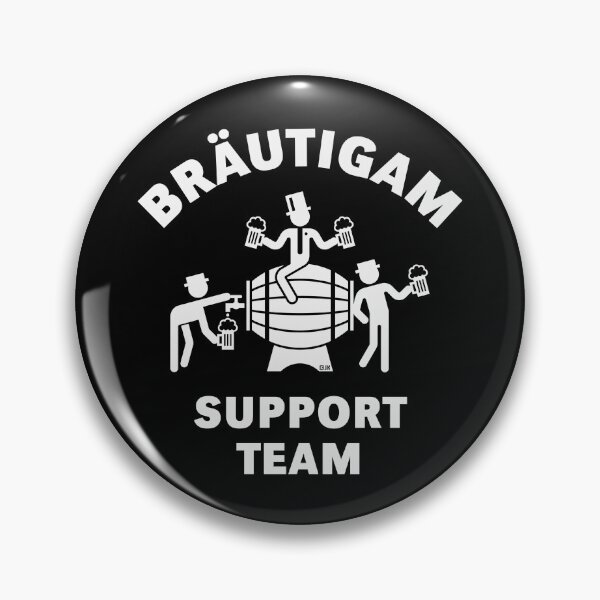 Artikelvorschau, Bräutigam Support Team (JGA / Bierfass / White) entworfen und verkauft von Roderix.