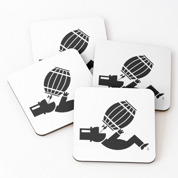 Item preview, Groom And Beer Barrel (Stag Night / Bachelor Party / Black) designed and sold by Roderix.