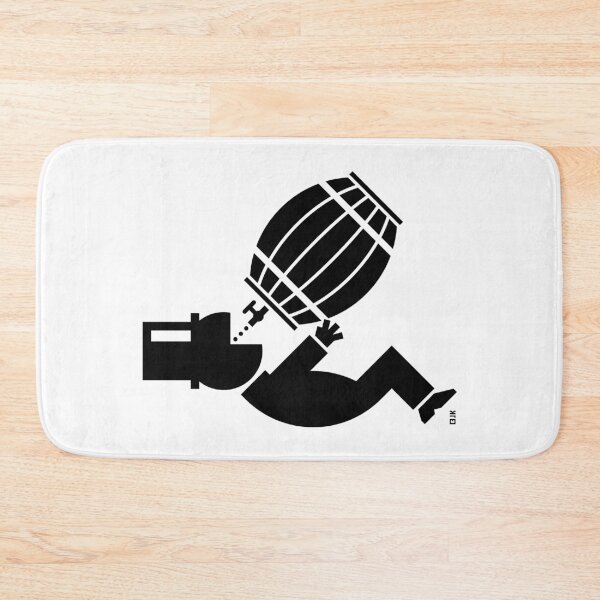 Item preview, Groom And Beer Barrel (Stag Night / Bachelor Party / Black) designed and sold by Roderix.