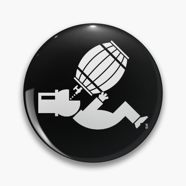 Item preview, Groom And Beer Barrel (Stag Night / Bachelor Party / White) designed and sold by Roderix.