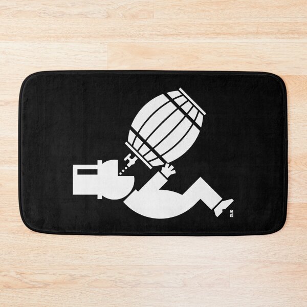Item preview, Groom And Beer Barrel (Stag Night / Bachelor Party / White) designed and sold by Roderix.