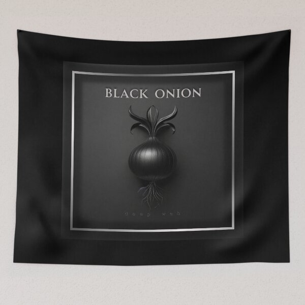 Item preview, the black onion, onion logo artwork, dark onion, deep designed and sold by silent-violin.