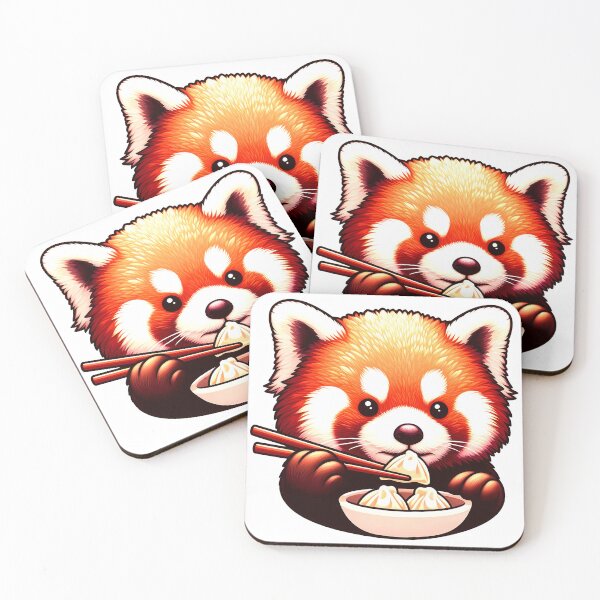 Item preview, Hora de comer del panda rojo designed and sold by Illustrobe.
