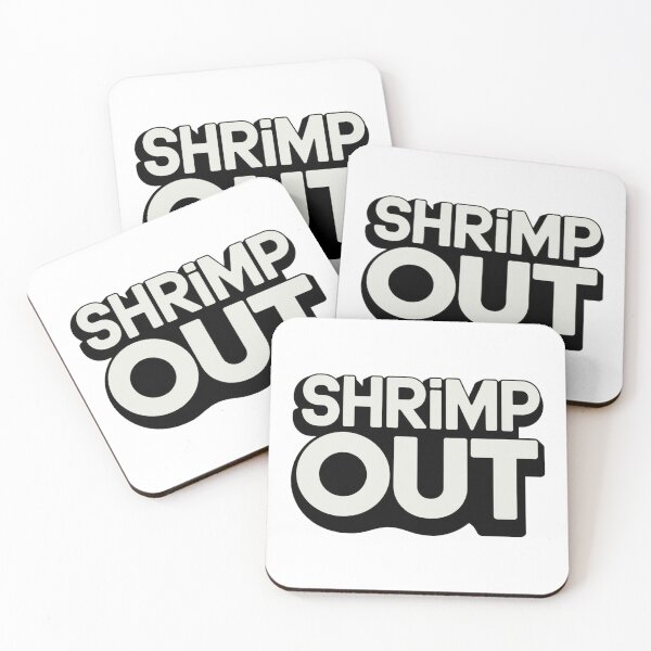Item preview, Modern Shrimp Out Typography designed and sold by Martial-Art-23.