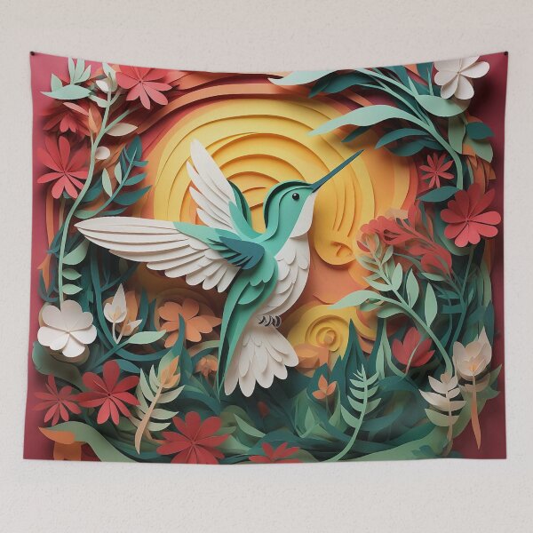 Item preview, Hummingbird's Garden designed and sold by tiltshiftearth.
