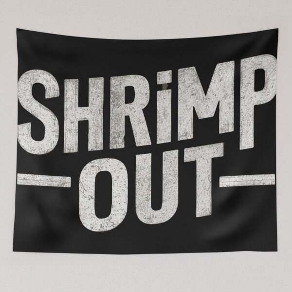 Item preview, Retro Shrimp Out Design designed and sold by Martial-Art-23.