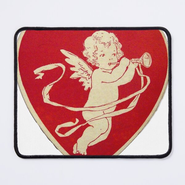 Item preview,  Vintage angel cherub coquette heart valentine designed and sold by yoshihi22.