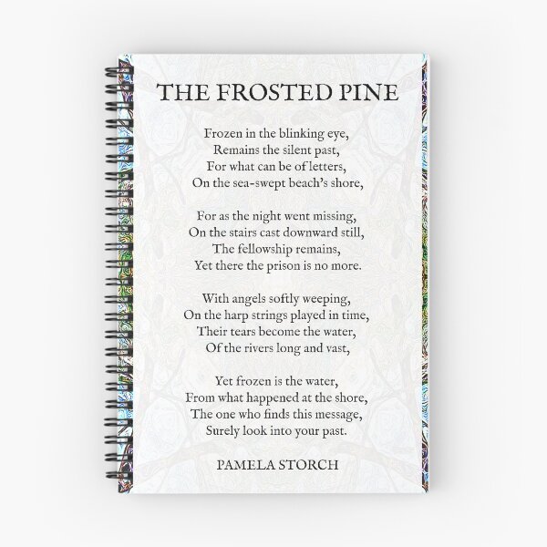 Item preview, The Frosted Pine Poem designed and sold by Pamela Storch.