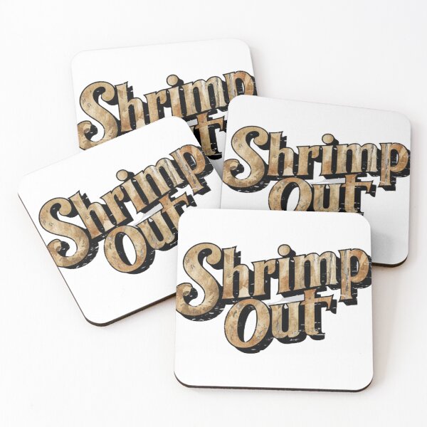 Item preview, Retro Shrimp Out Typo designed and sold by Martial-Art-23.