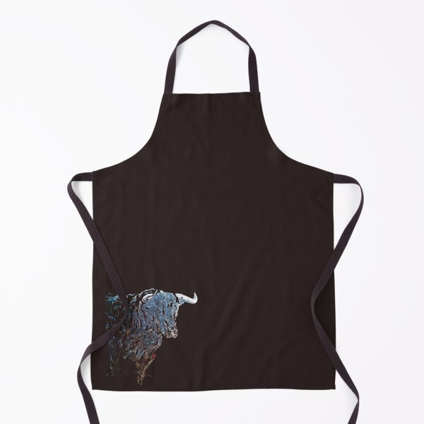 Item preview, Spanish bull, blue bull, animals designed and sold by NessArtByEwa.