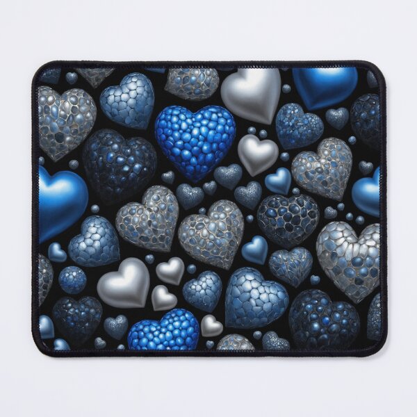 Item preview, Heartpattern blue designed and sold by PandorasWelt.