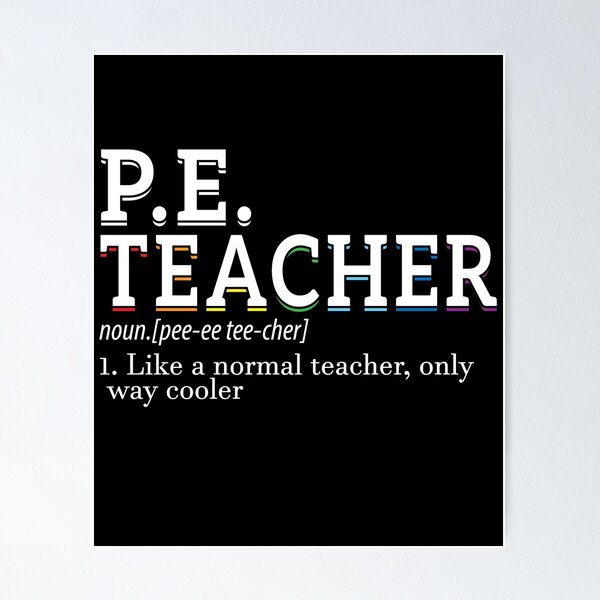 Item preview, P.E. Teacher Like A Normal Teacher School Physical Education Jobs designed and sold by JB-ART22.