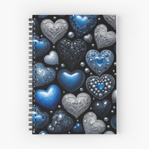 Item preview, Heartpattern blue designed and sold by PandorasWelt.