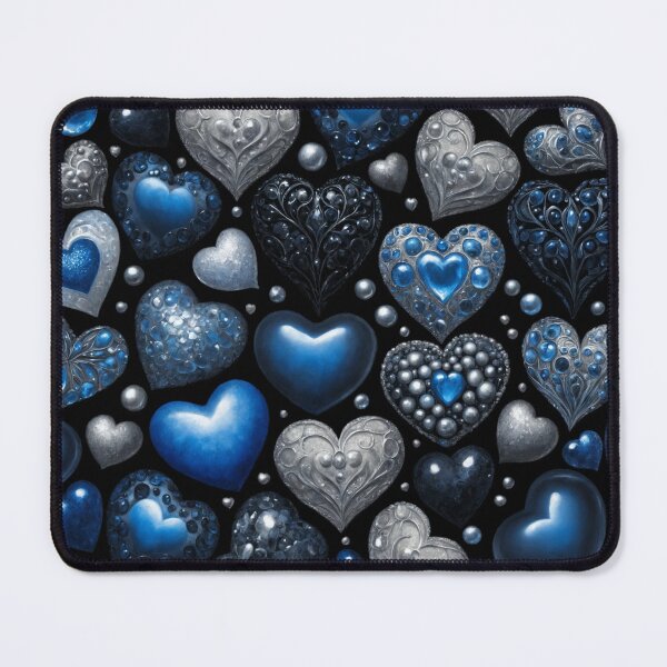 Item preview, Heartpattern blue designed and sold by PandorasWelt.