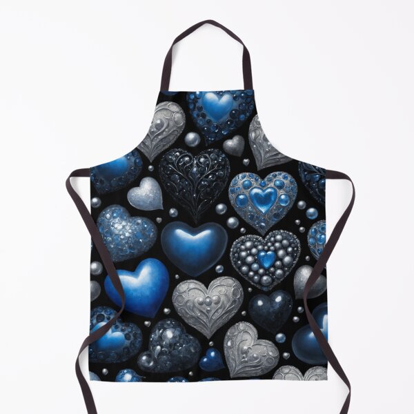 Item preview, Heartpattern blue designed and sold by PandorasWelt.