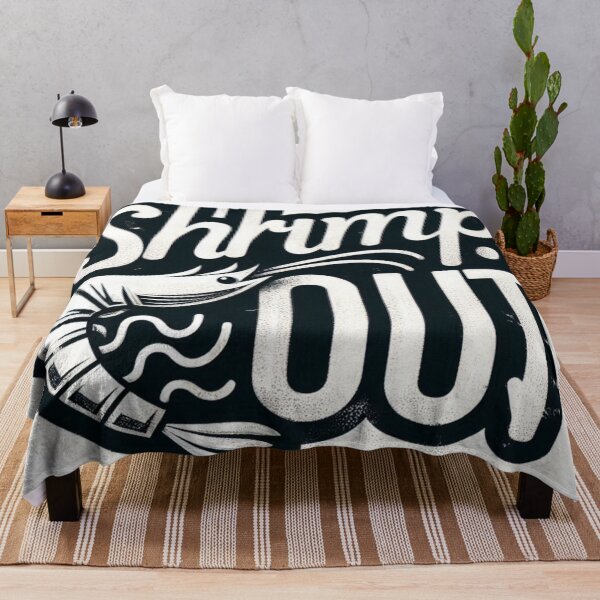 Item preview, Modern Shrimp Out Typography designed and sold by Martial-Art-23.