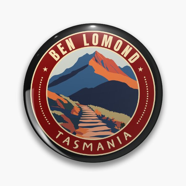 Item preview,  Ben Lomond National Park in Tasmania Australia Retro Travel Art Emblem designed and sold by MaateoDesign.