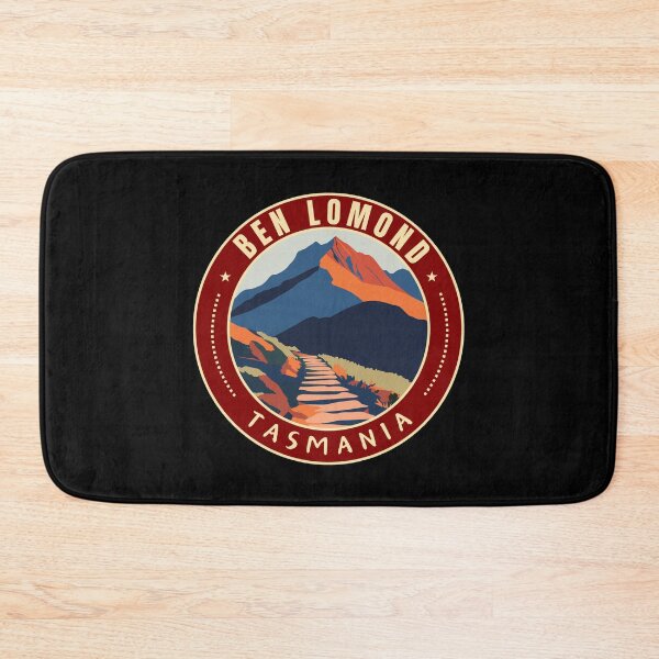Item preview,  Ben Lomond National Park in Tasmania Australia Retro Travel Art Emblem designed and sold by MaateoDesign.
