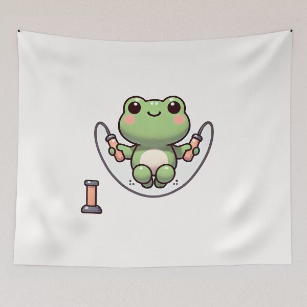 Item preview, Sporty Frog - Agility with a Gentle Touch designed and sold by ATOTI.