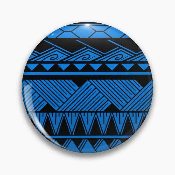 Item preview, Black and Cyan Tribal Pattern designed and sold by Steeb757.