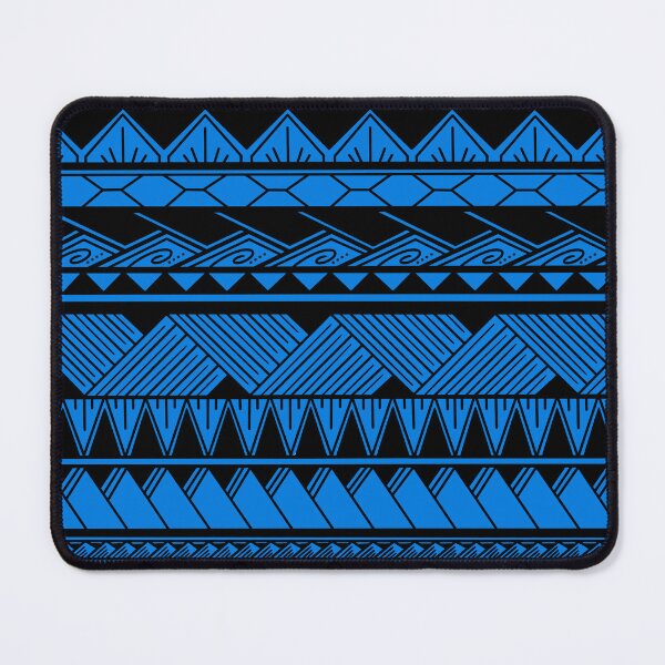 Item preview, Black and Cyan Tribal Pattern designed and sold by Steeb757.