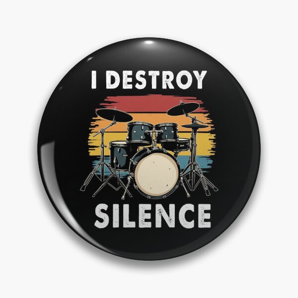 Item preview, Drummer I Destroy Silence Drum designed and sold by Blok45.