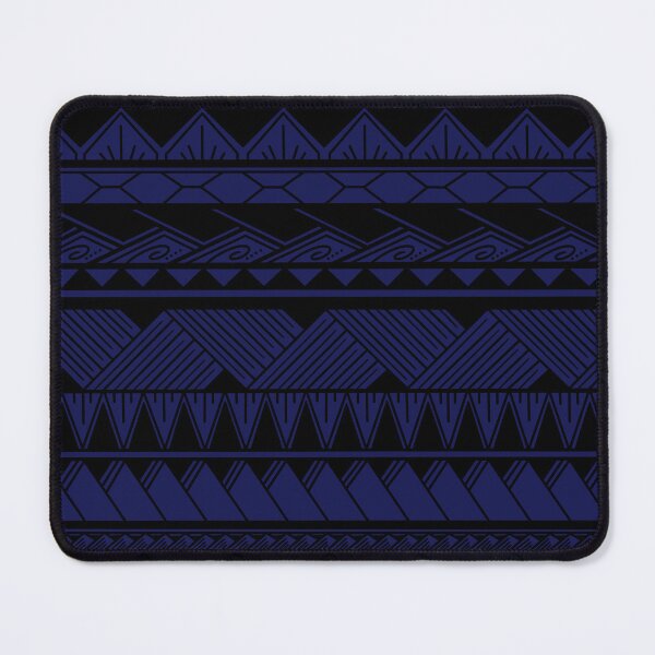 Item preview, Patrón tribal en negro y azul marino designed and sold by Steeb757.