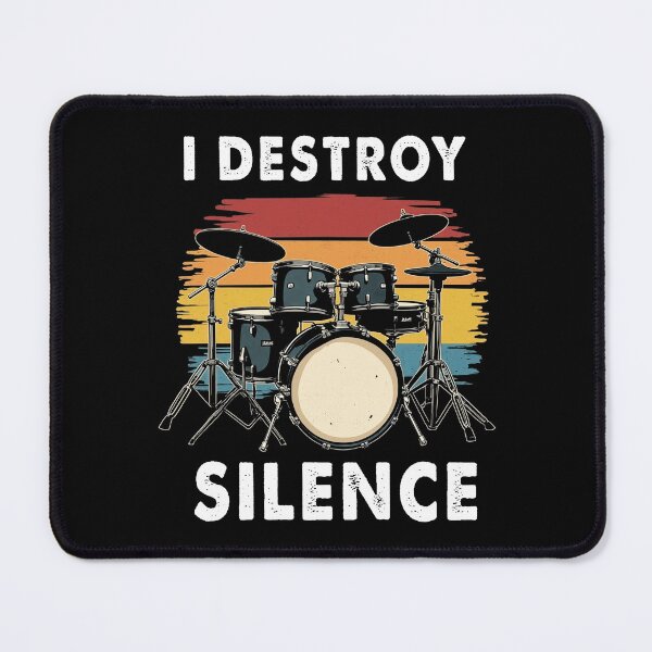 Item preview, Drummer I Destroy Silence Drum designed and sold by Blok45.