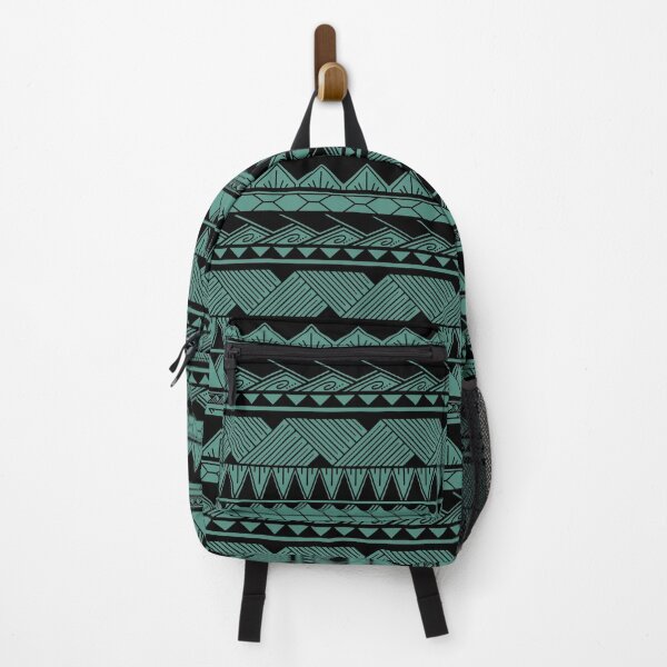 Item preview, Black and Muted Teal Tribal Pattern designed and sold by Steeb757.