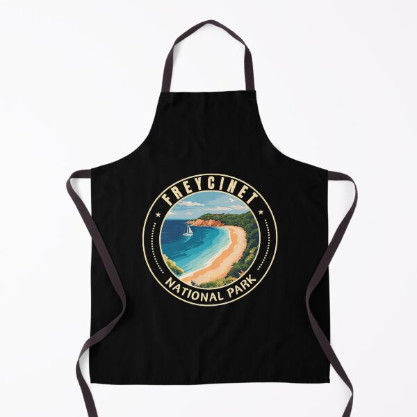 Item preview, Freycinet National Park in Tasmania Australia Retro Travel Art Emblem designed and sold by MaateoDesign.