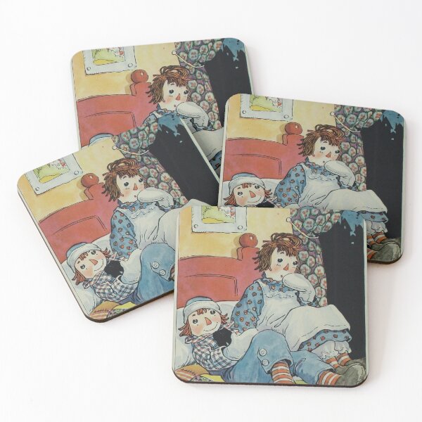 Item preview, Raggedy Ann and Andy Laying in Bed  designed and sold by BravuraMedia.