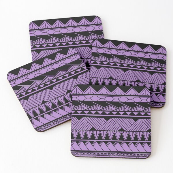 Item preview, Black and Lavender Tribal Pattern designed and sold by Steeb757.