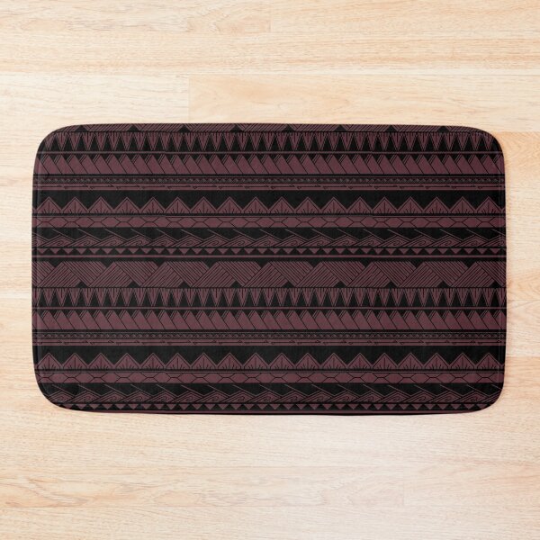 Item preview, Black and Taupe Mauve Tribal Pattern designed and sold by Steeb757.