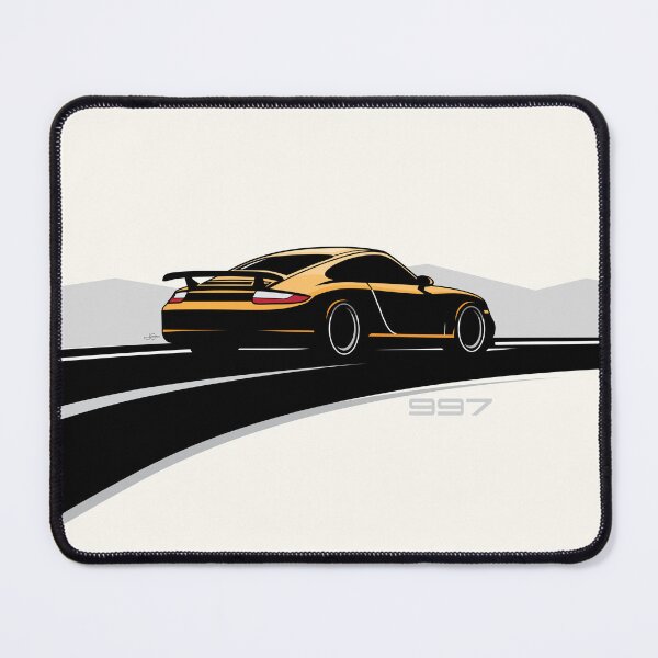 Artikelvorschau, Porsche 997 911 gelb Turboantrieb entworfen und verkauft von blackdogshop.
