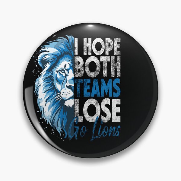 Item preview, I Hope Both Teams Lose Go lion Funny Vintage designed and sold by Drocks-ART.