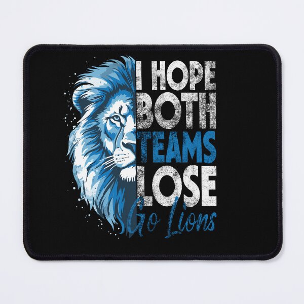 Item preview, I Hope Both Teams Lose Go lion Funny Vintage designed and sold by Drocks-ART.