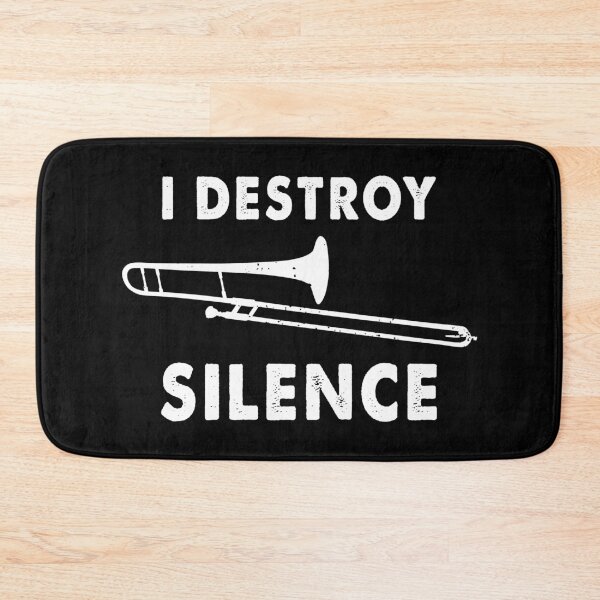 Item preview, I Destroy Silence - Trombonist Trombone Player Marching Band  designed and sold by Blok45.